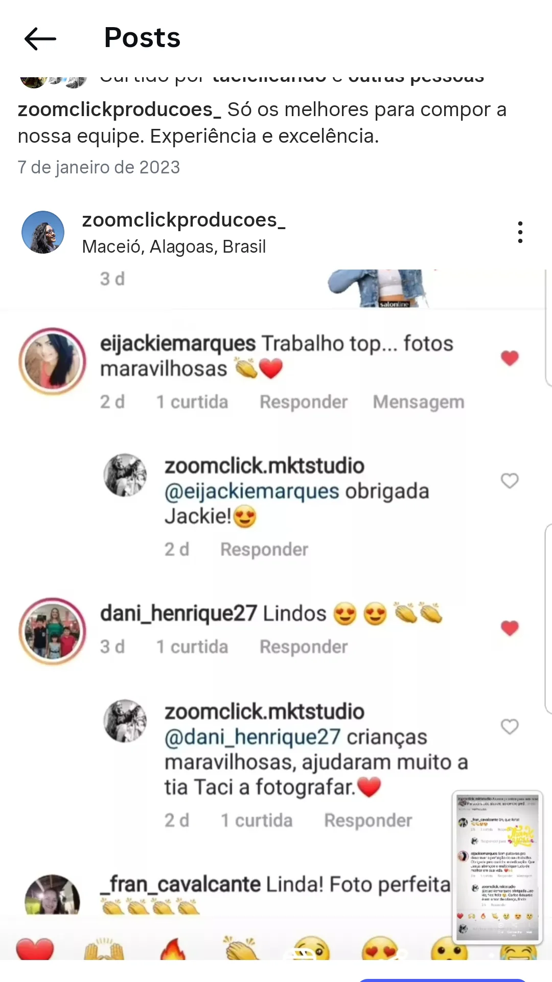 Depoimento de cliente ZoomClick